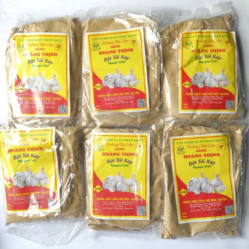 Bột Tỏi nguyên chất, gói 500g, thương hiệu Hoàng Thịnh