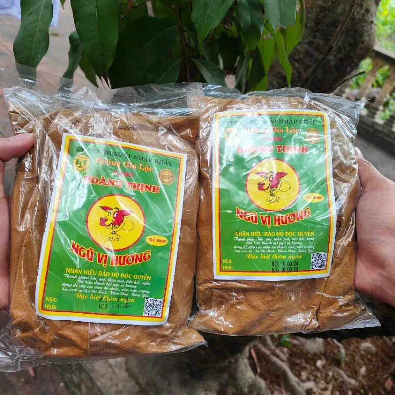 Bột Ngũ Vị Hương gói 500g, hãng Hoàng Thịnh