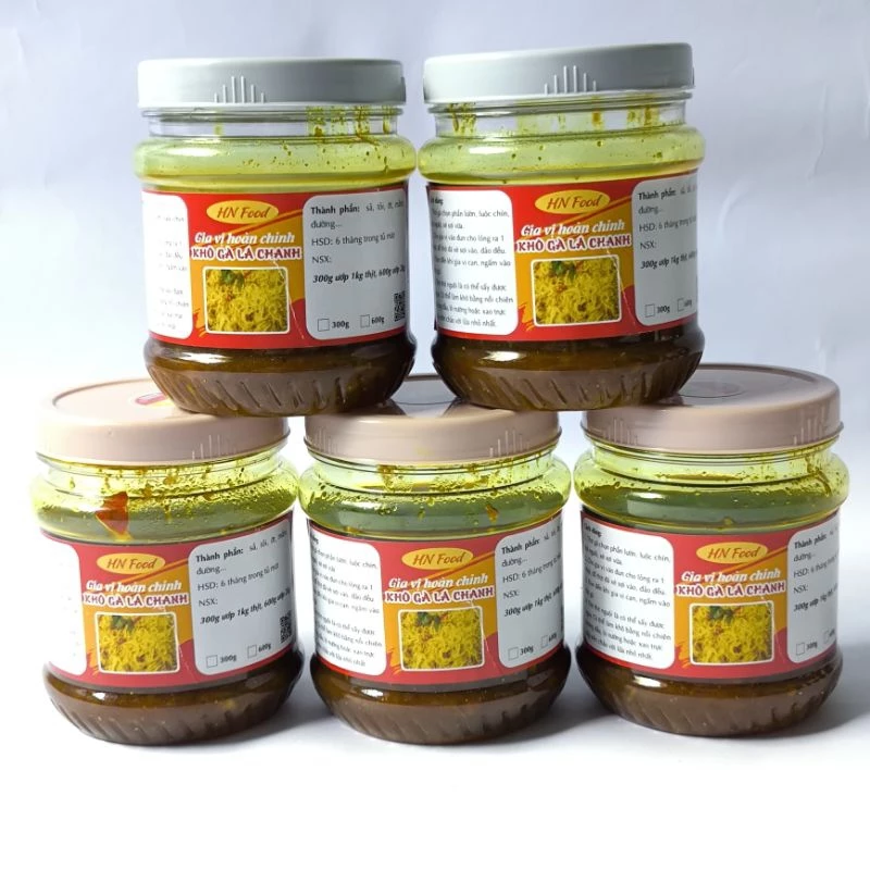 Xốt ướp làm KHÔ GÀ LÁ CHANH dùng ướp 1kg thịt