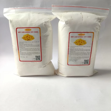 1kg Bột làm Khoai Tây Cọng, giòn, thơm ngon